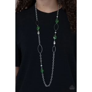 Sheer As Fate Green Necklace (106)